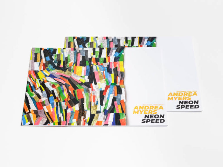 Ausstellungskatalog Andrea Myers "Neon Speed"